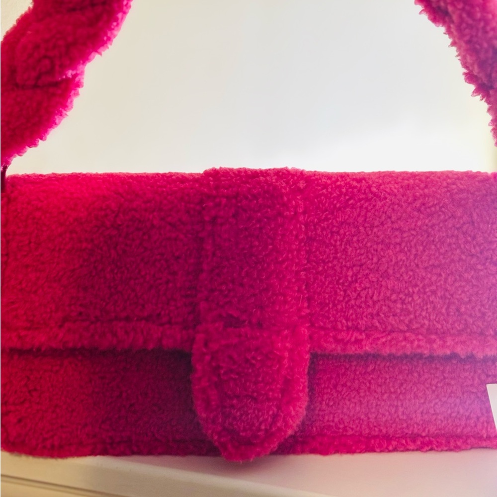 Hot Pink Teddy Bear shoulder bag NWT